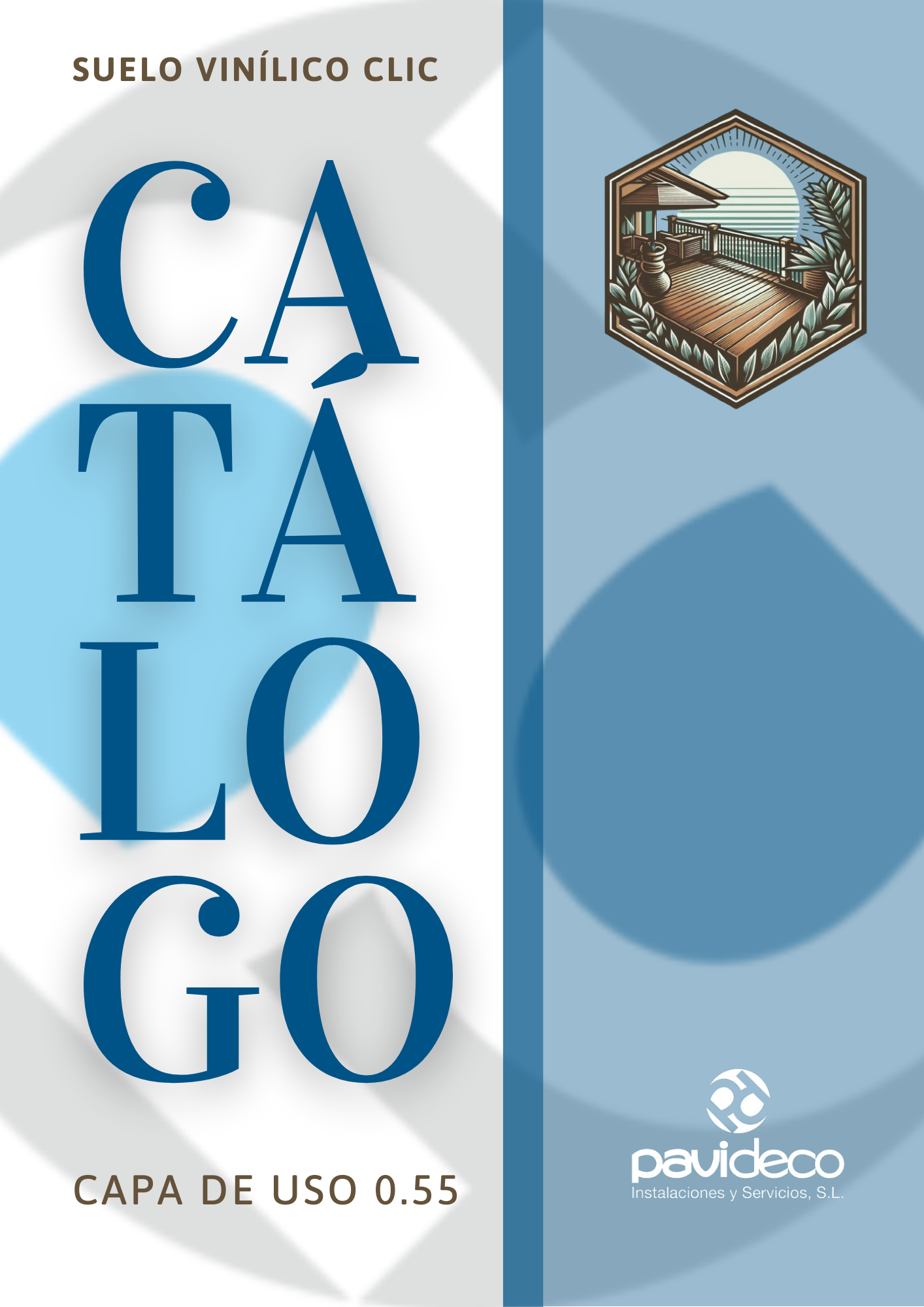Catálogo en PDF selección de tarimas vinílicas, suelos de vinilo de instalación en clic. Precios económicos, con oferta permanente y fáciles de instalar